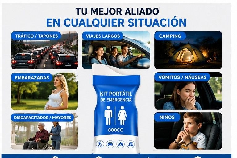 Bolsa Portátil de Emergencia | Paquete de 5 unidades