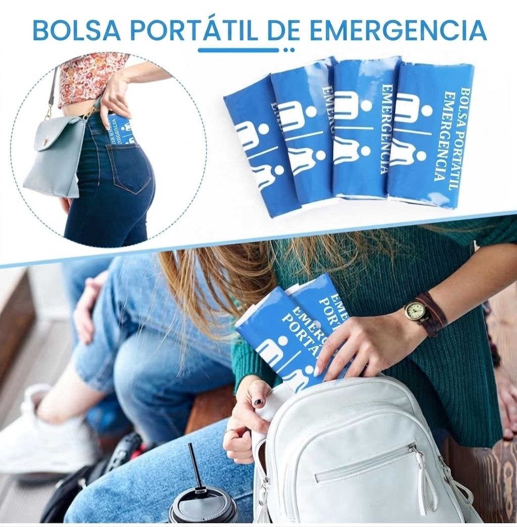 Bolsa Portátil de Emergencia | Paquete de 5 unidades