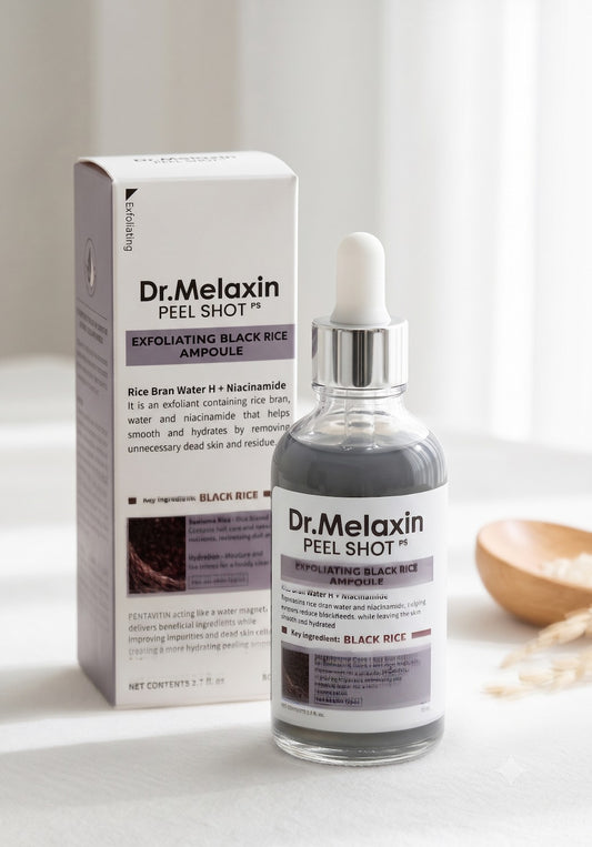 Dr.Melaxin Peel Shot Glow Ampolla Exfoliante de Arroz 80ml | Rostro y Cuerpo.